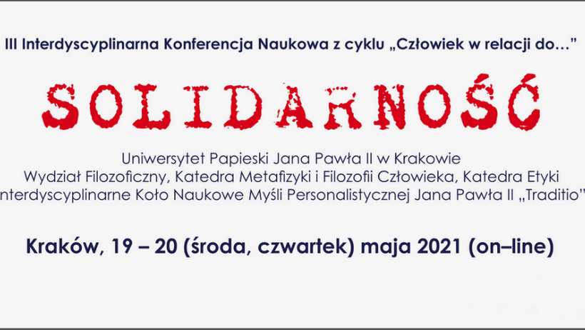 Iii Interdyscyplinarna Konferencja Naukowa Z Cyklu Cz Owiek W Relacji