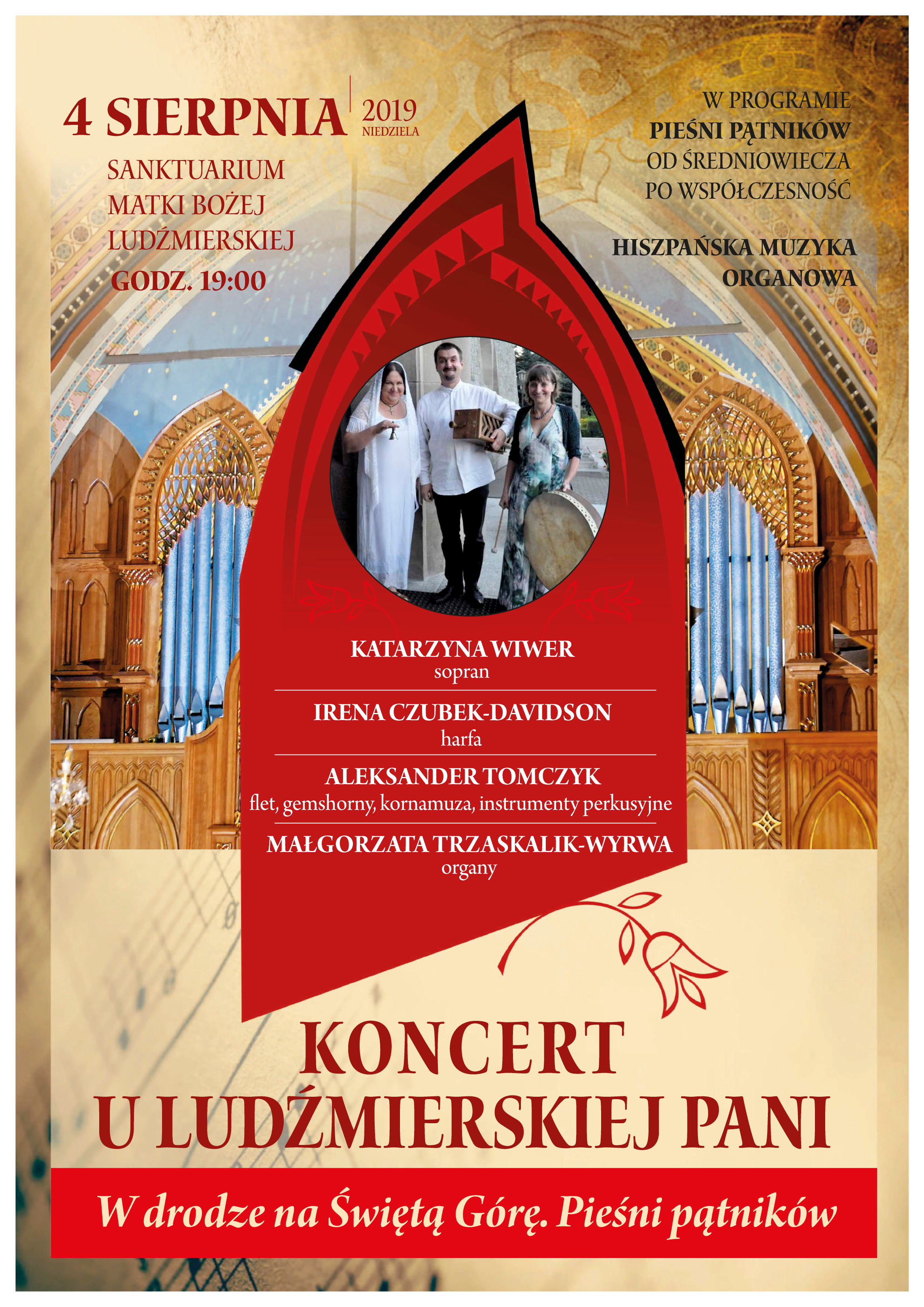 Koncert muzyki organowej w Ludźmierzu