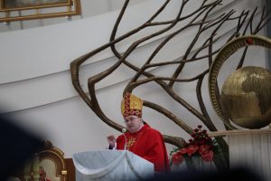 Bp Mastalski: Przestawmy „zwrotnicę” naszego życia ku Bogu – XVII Ogólnopolska Pielgrzymka Kolejarzy w Łagiewnikach