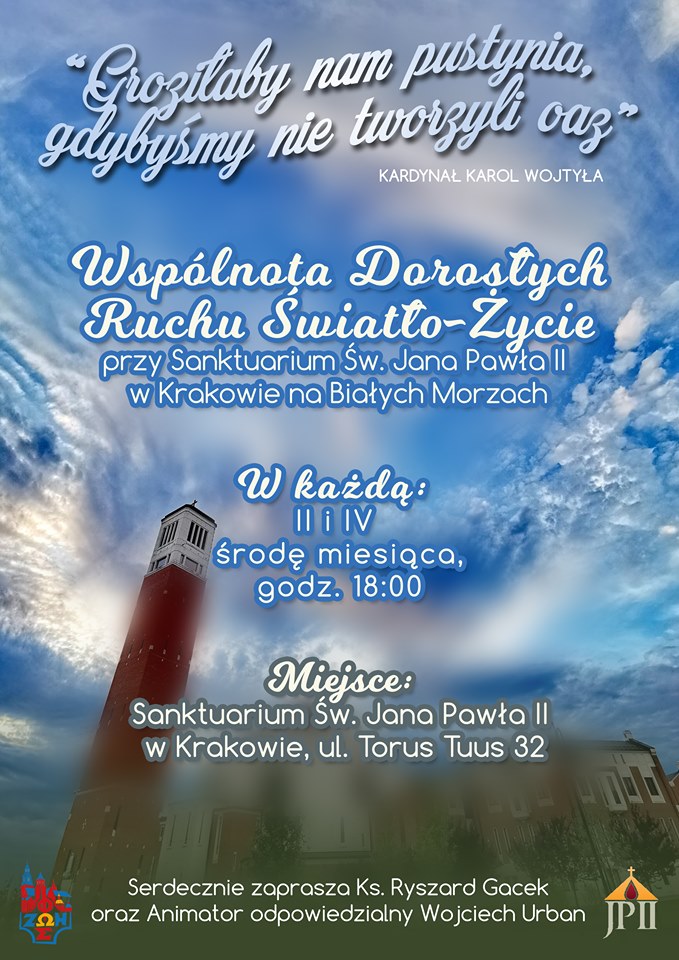 Spotkania Wspólnoty Dorosłych Ruchu Światło-Życie Archidiecezji Krakowskiej