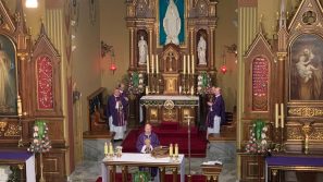 Modlitwa zawierzenia w Sanktuarium Bożego Miłosierdzia w Krakowie-Łagiewnikach