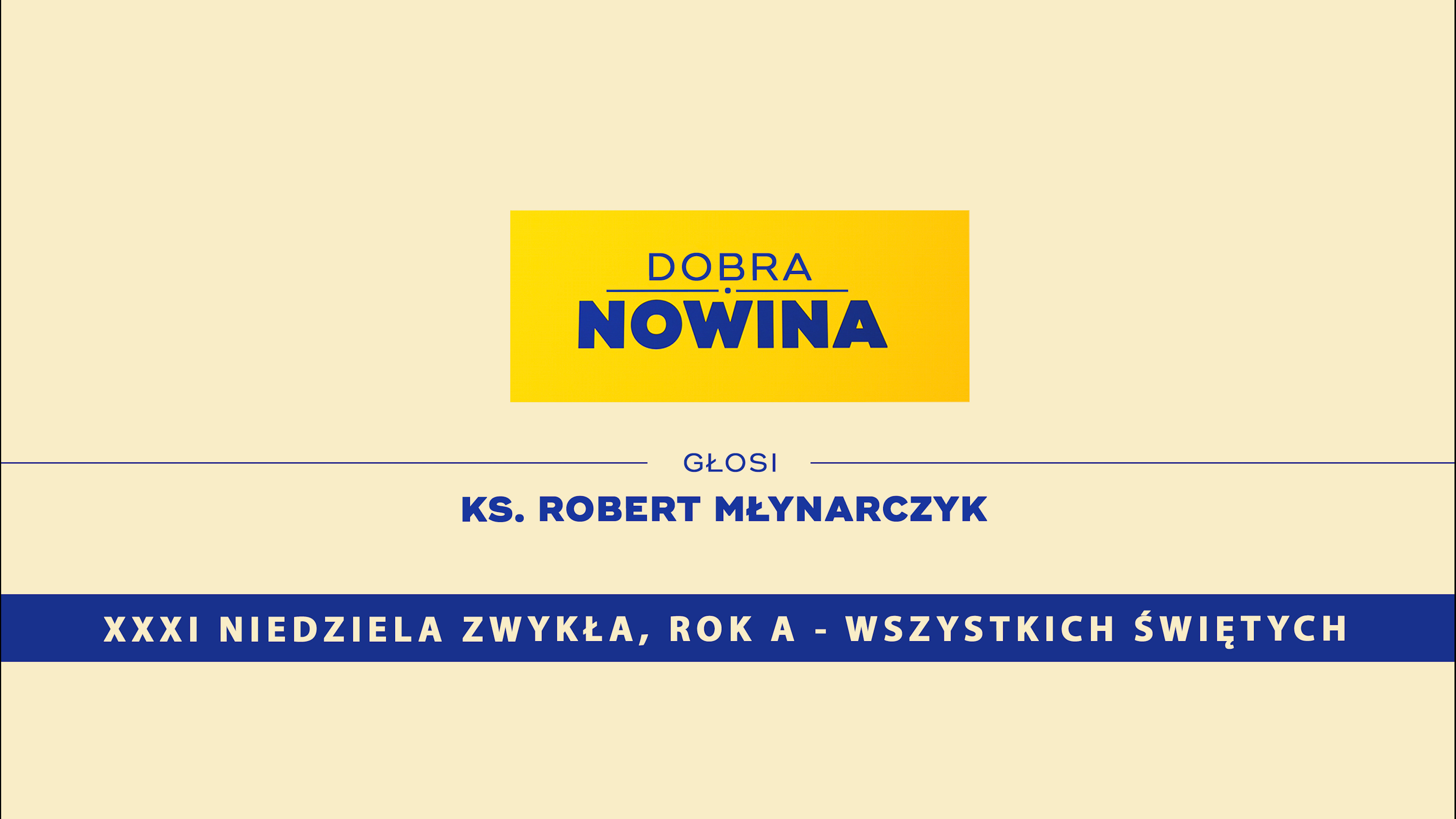 #DobraNowina: Szczęśliwi  Rozważanie na XXXI Niedzielę Zwykłą, Rok A  Uroczystość Wszystkich Świętych