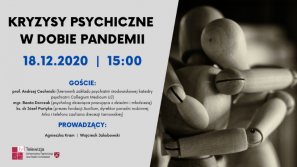 XIV Konferencja Naukowa Etyki Mediów i debata „Kryzysy psychiczne w dobie pandemii”