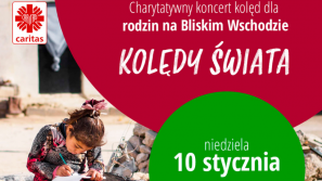 Koncert charytatywny Caritas Polska w Telewizji Polskiej “Kolędy Świata”