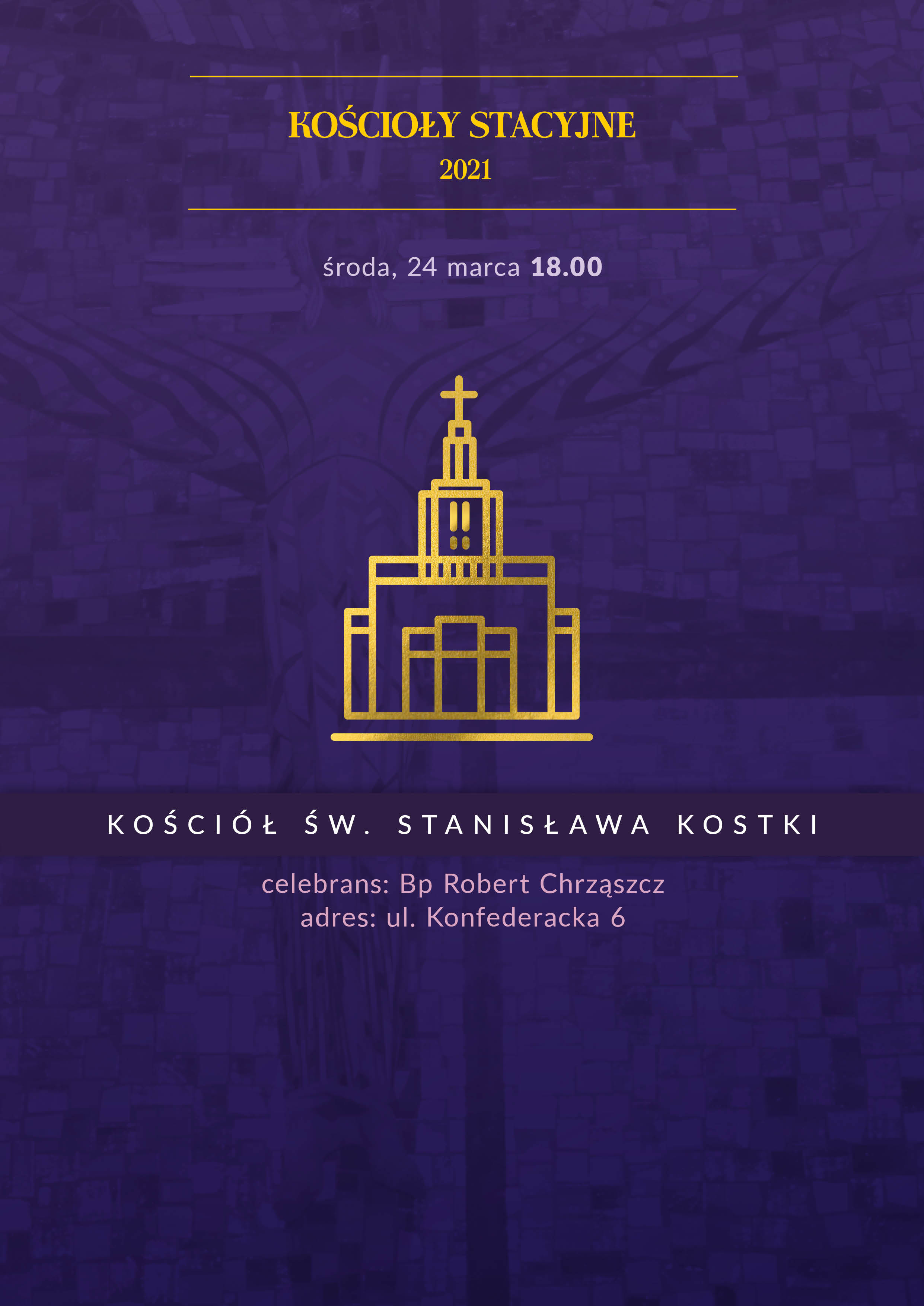 Liturgia stacyjna w kościele św. Stanisława Kostki