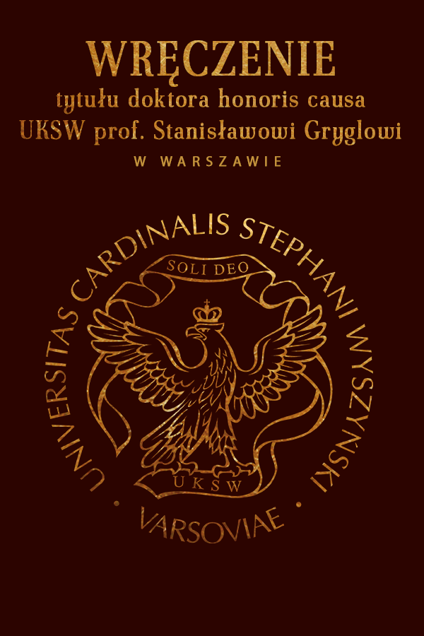 Wręczenie tytułu doktora honoris causa prof. Stanisławowi Gryglowi