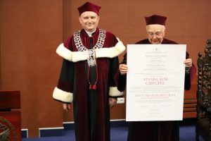 Nadanie tytułu doktora honoris causa Uniwersytetu Kardynała Stefana Wyszyńskiego profesorowi Stanisławowi Gryglowi