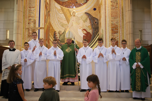Błogosławieństwo lektorów w Sanktuarium św. Jana Pawła II w Krakowie