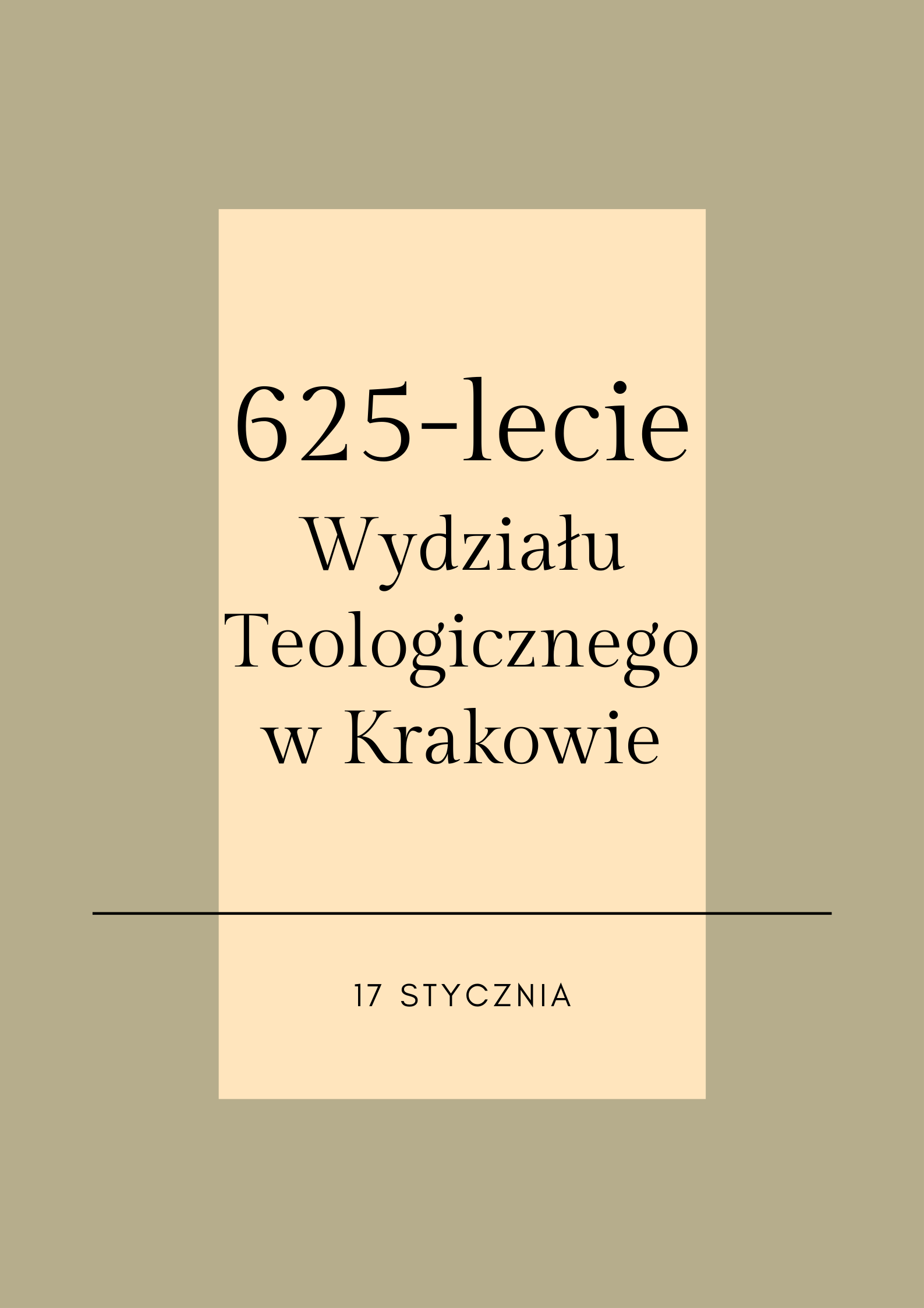 625 lat Wydziału Teologicznego w Krakowie