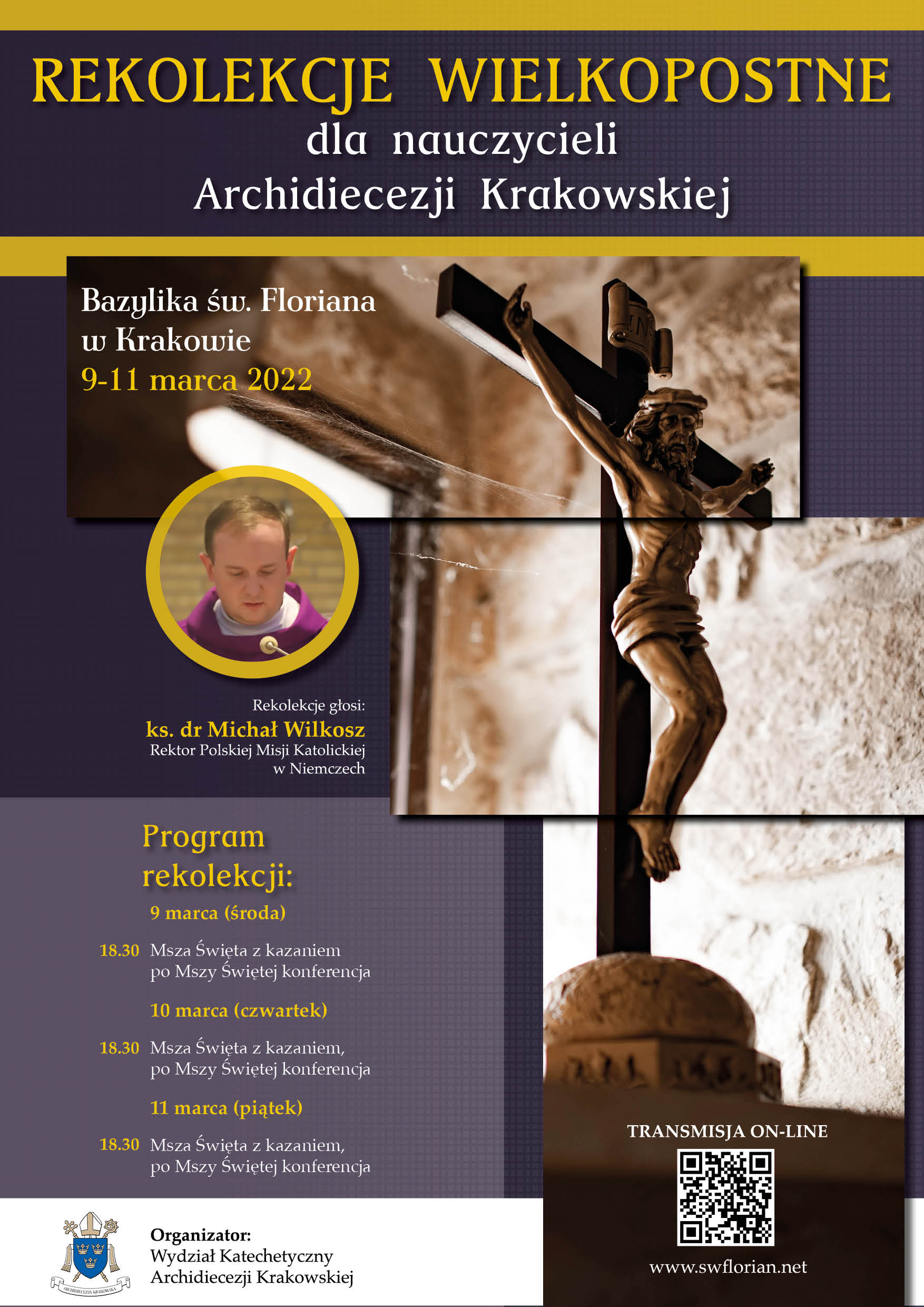Wielkopostne rekolekcje dla nauczycieli Archidiecezji Krakowskiej