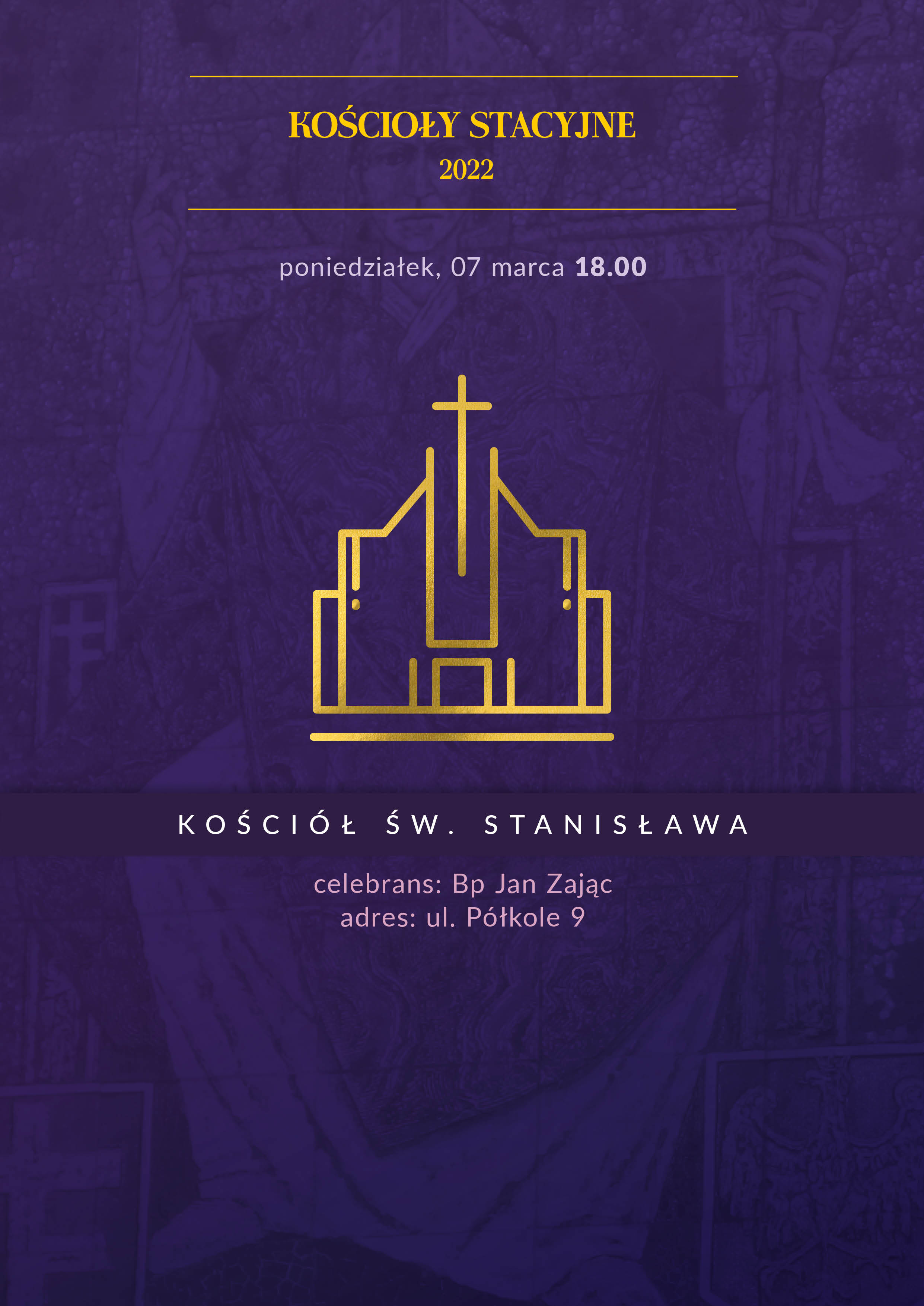 Liturgia stacyjna w kościele św. Stanisława na Dąbiu