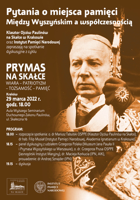 Spotkanie dyskusyjne „Między Wyszyńskim a współczesnością”