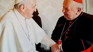Rozmowa kardynała Stanisława Dziwisza z papieżem Franciszkiem