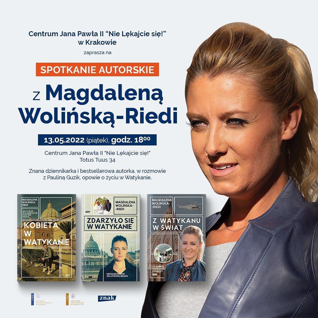 Spotkanie autorskie z Magdalena Wolińską-Riedi
