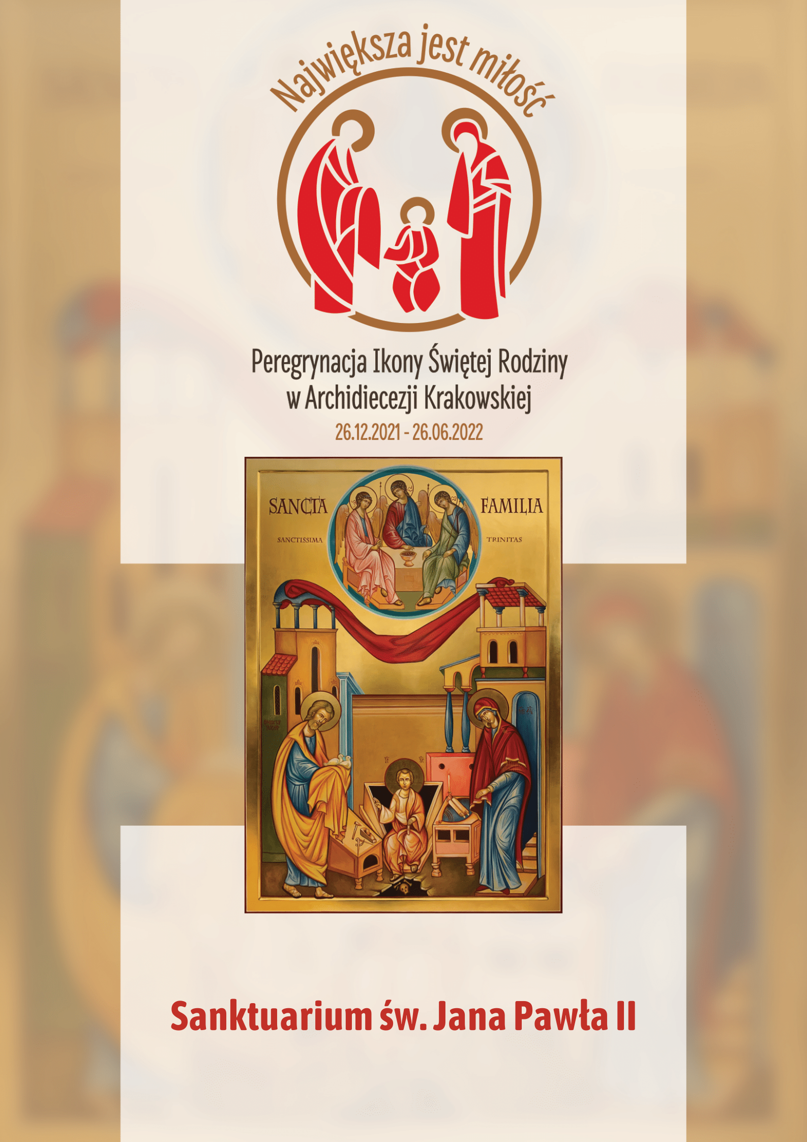 Ikona Świętej Rodziny w Sanktuarium św. Jana Pawła II