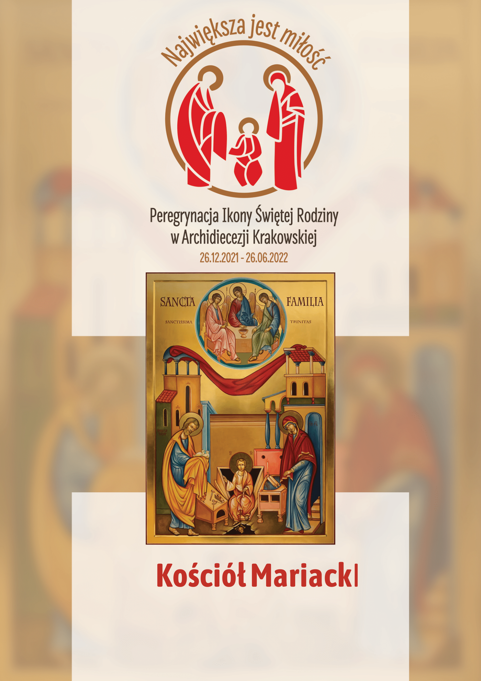 Ikona Świętej Rodziny w parafii Wniebowzięcia Najświętszej Maryi Panny w Krakowie