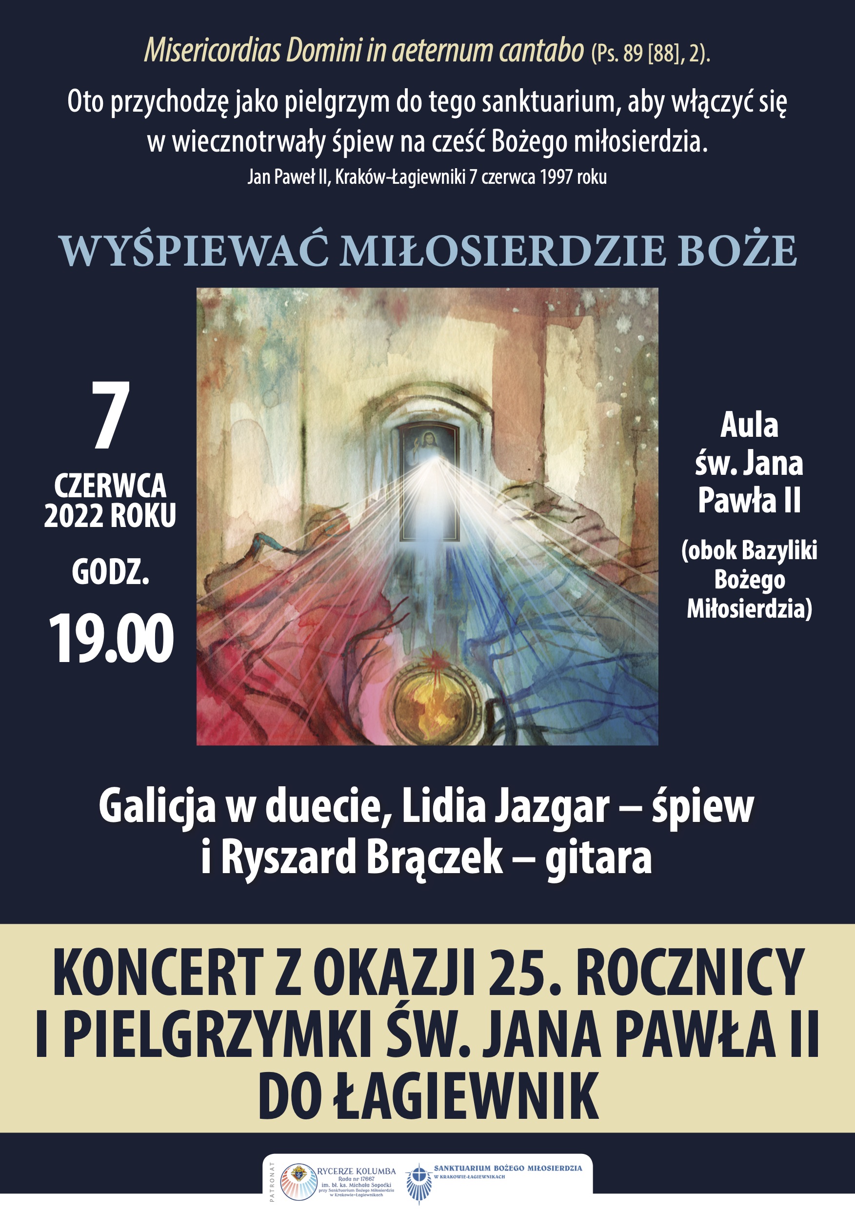 25-lecie pielgrzymki Jana Pawła II do Łagiewnik