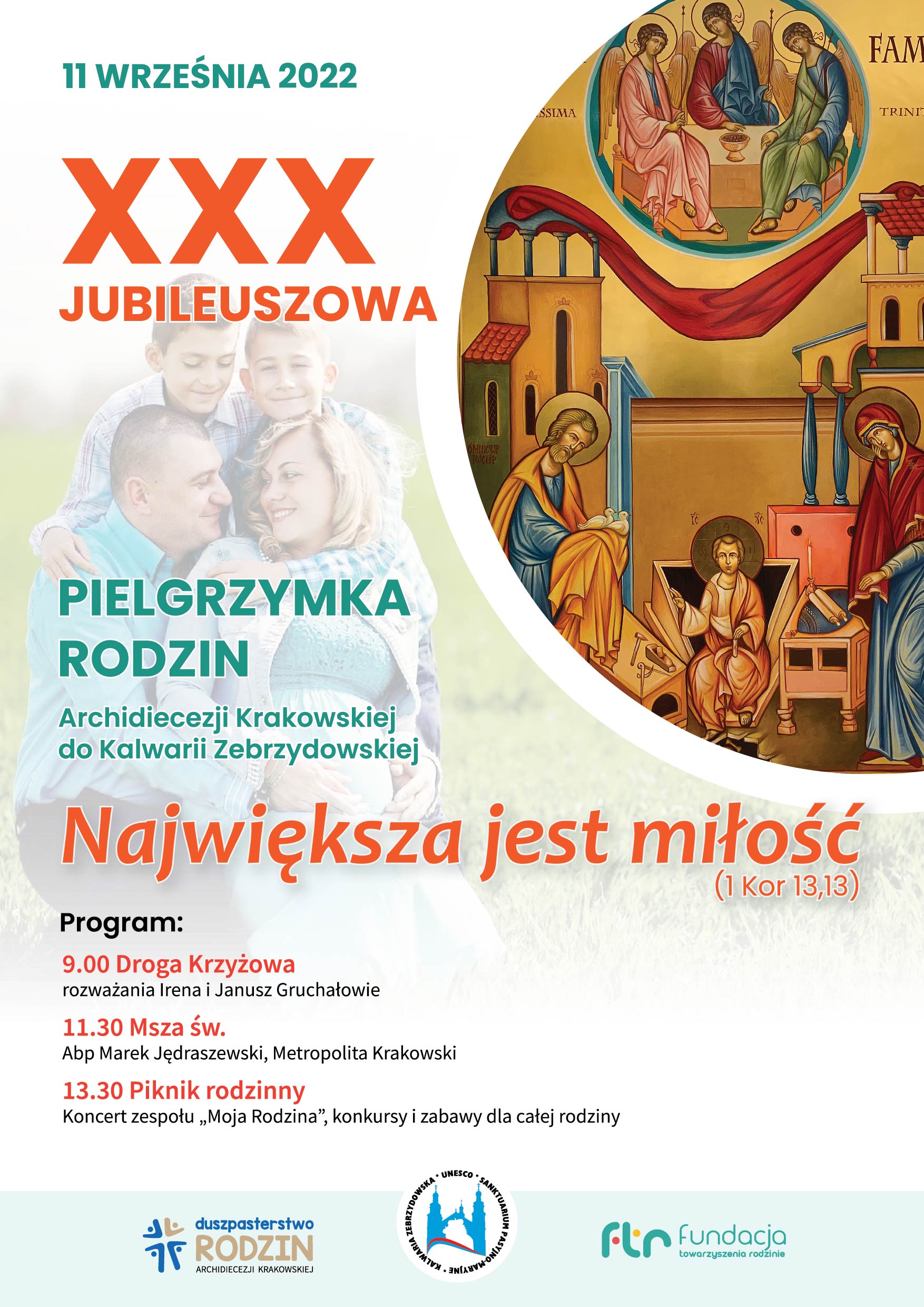 XXX Pielgrzymka Rodzin Archidiecezji Krakowskiej do Kalwarii Zebrzydowskiej