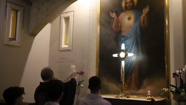 Liturgia stacyjna w sanktuarium św. Jana Pawła II