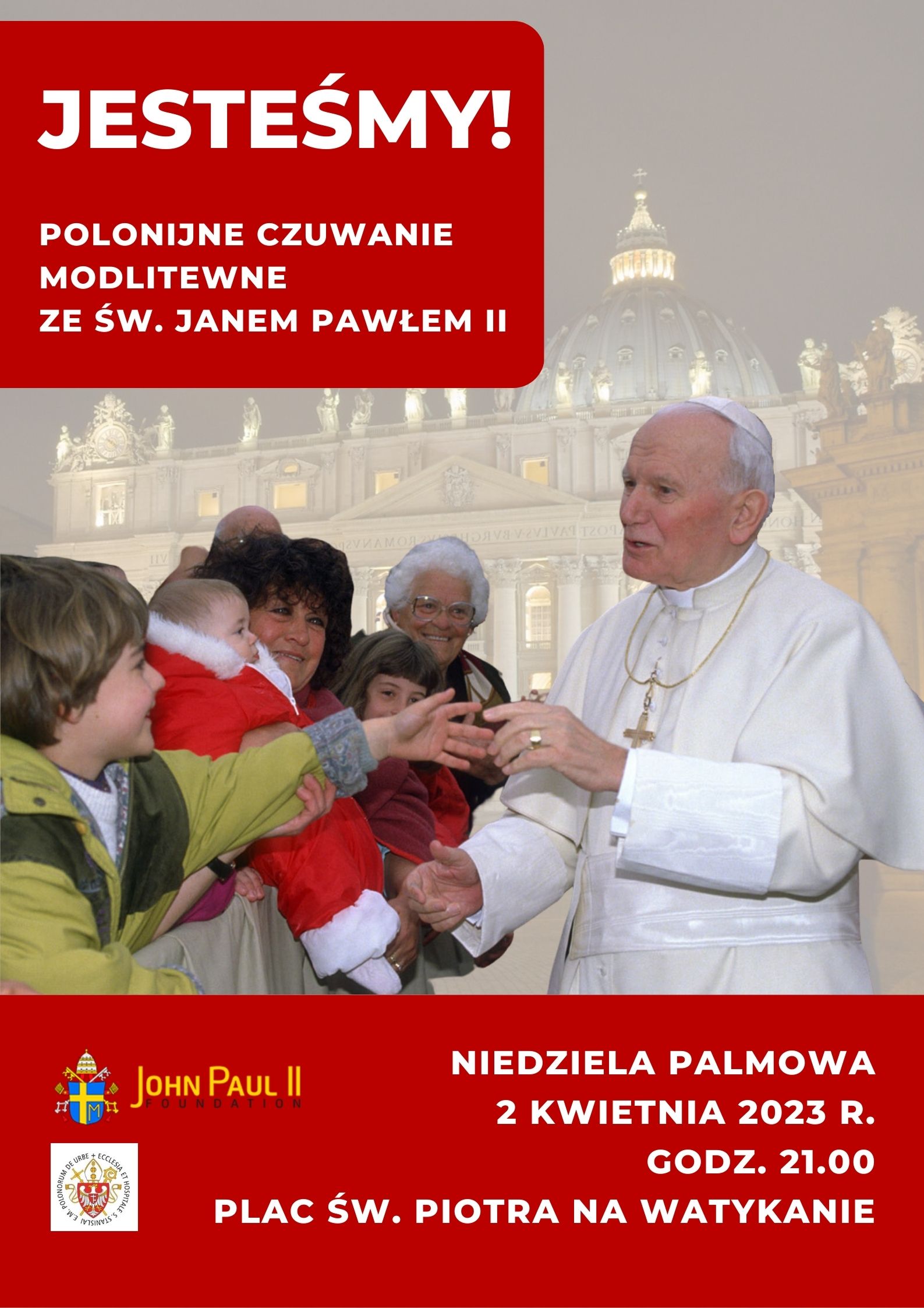 Polonijne czuwanie modlitewne ze św. Janem Pawłem II