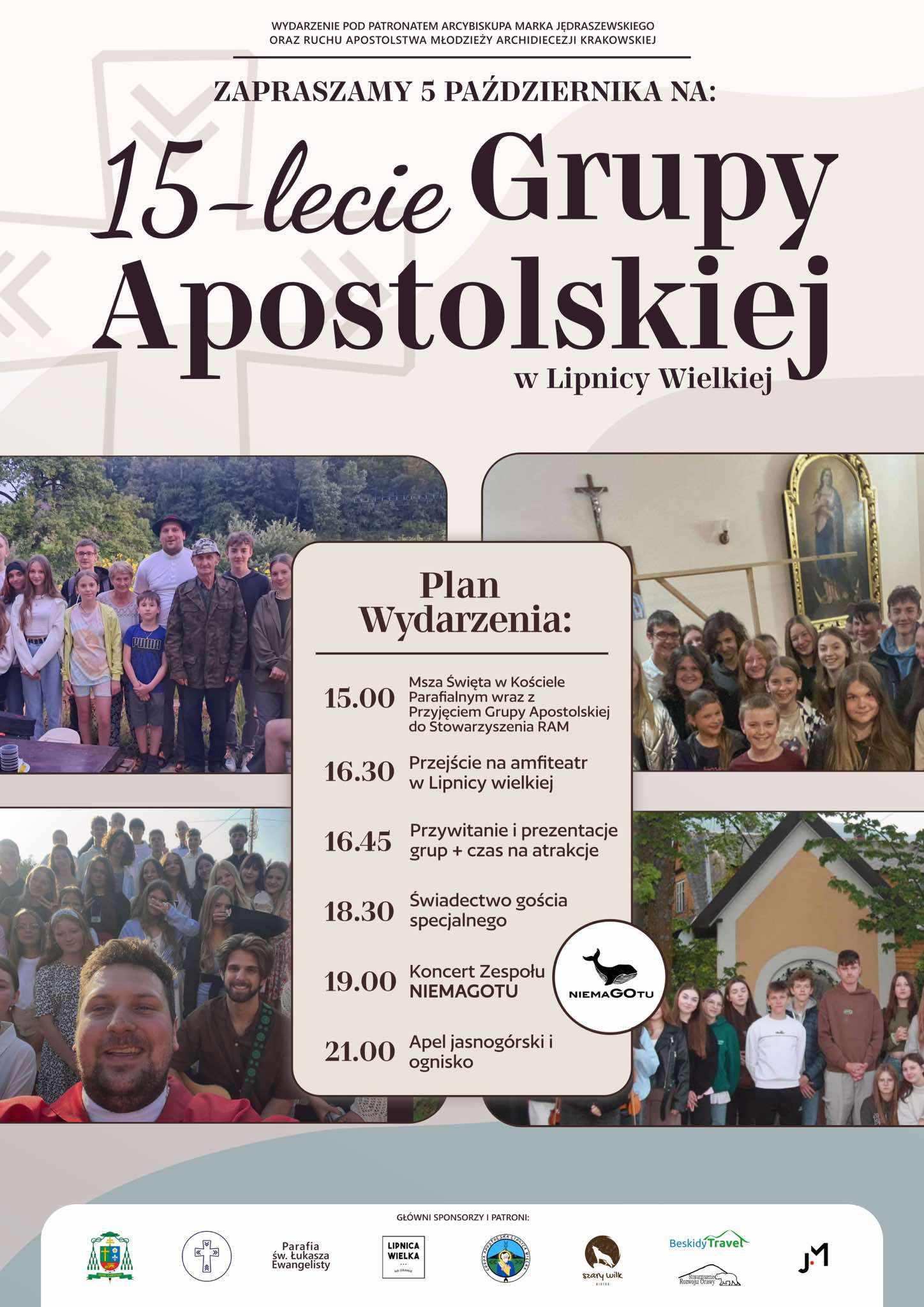 15-lecie Grupy Apostolskiej w Lipnicy Wielkiej