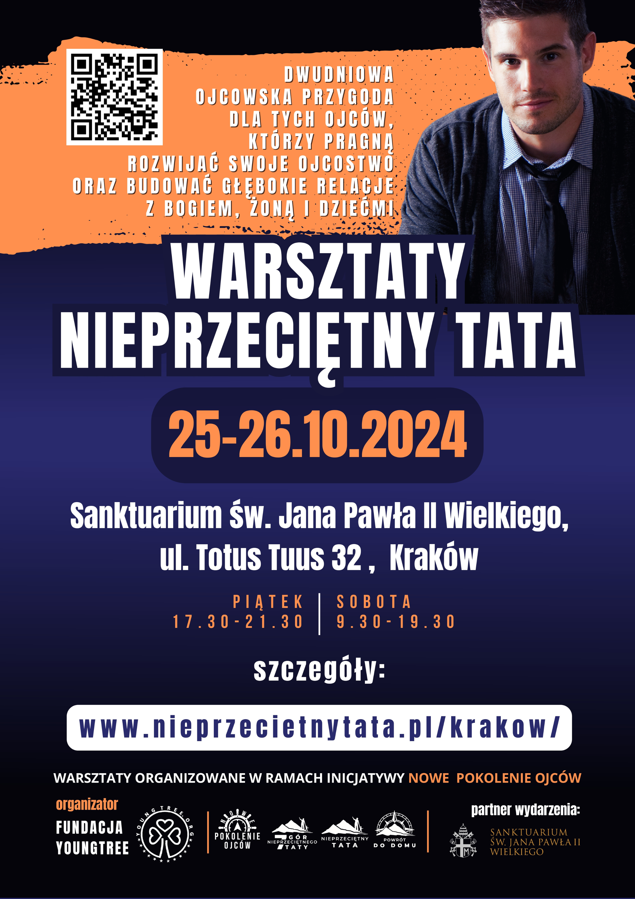 Warsztaty „Nieprzeciętny Tata” w sanktuarium św. Jana Pawła II w Krakowie