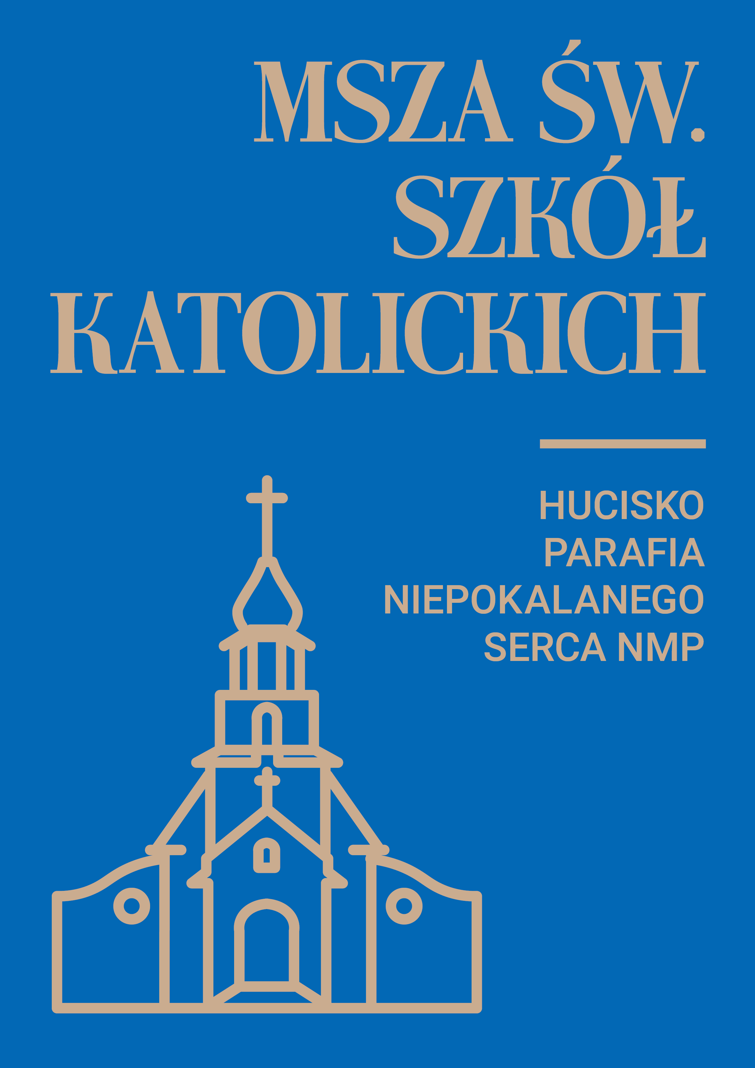 Msza św. dla szkół katolickich w Hucisku