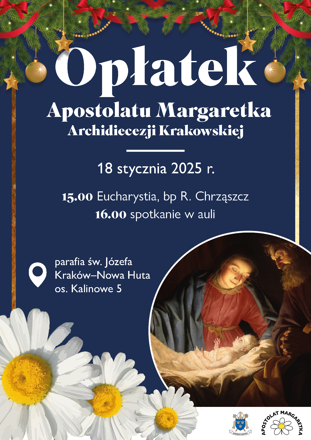 Opłatek Apostolatu “Margaretka” Archidiecezji Krakowskiej