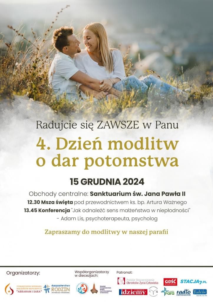 4. Dzień modlitwy o dar potomstwa