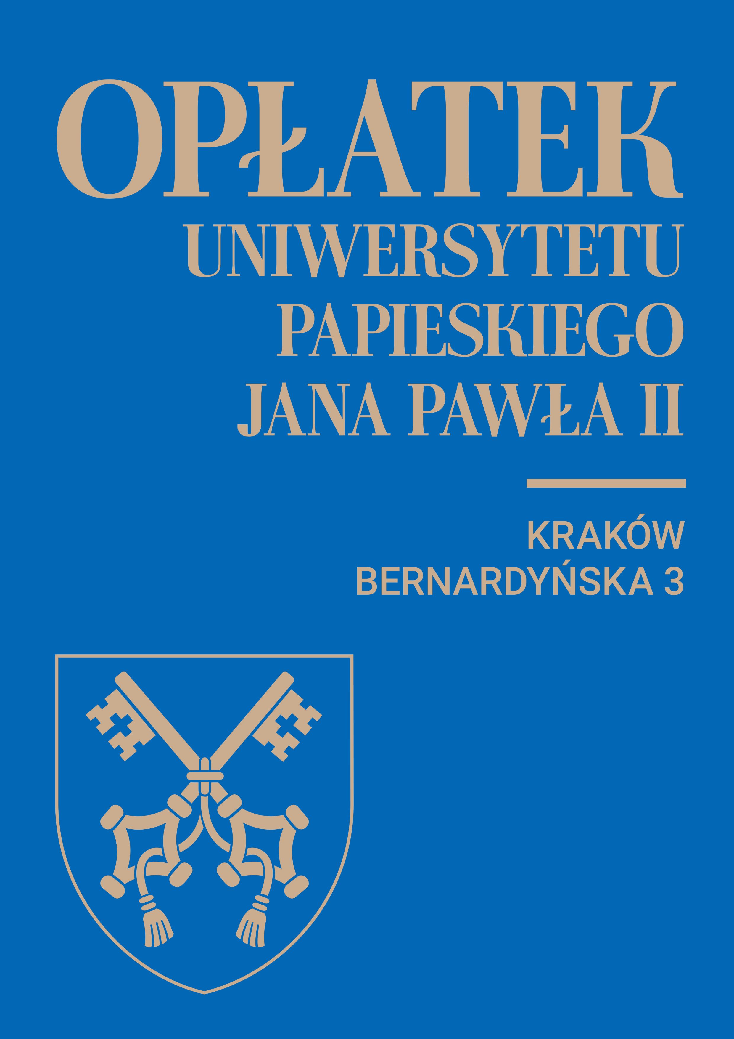 Opłatek Uniwersytetu Papieskiego Jana Pawła II w Krakowie