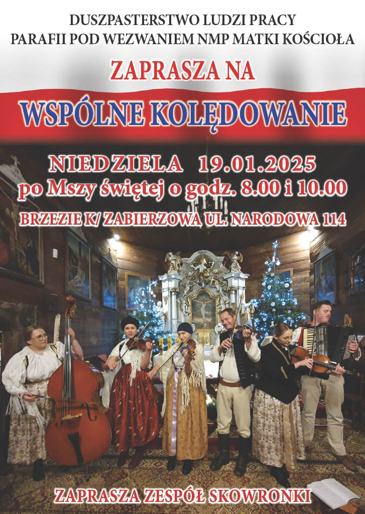 Koncert kolęd kapeli góralskiej