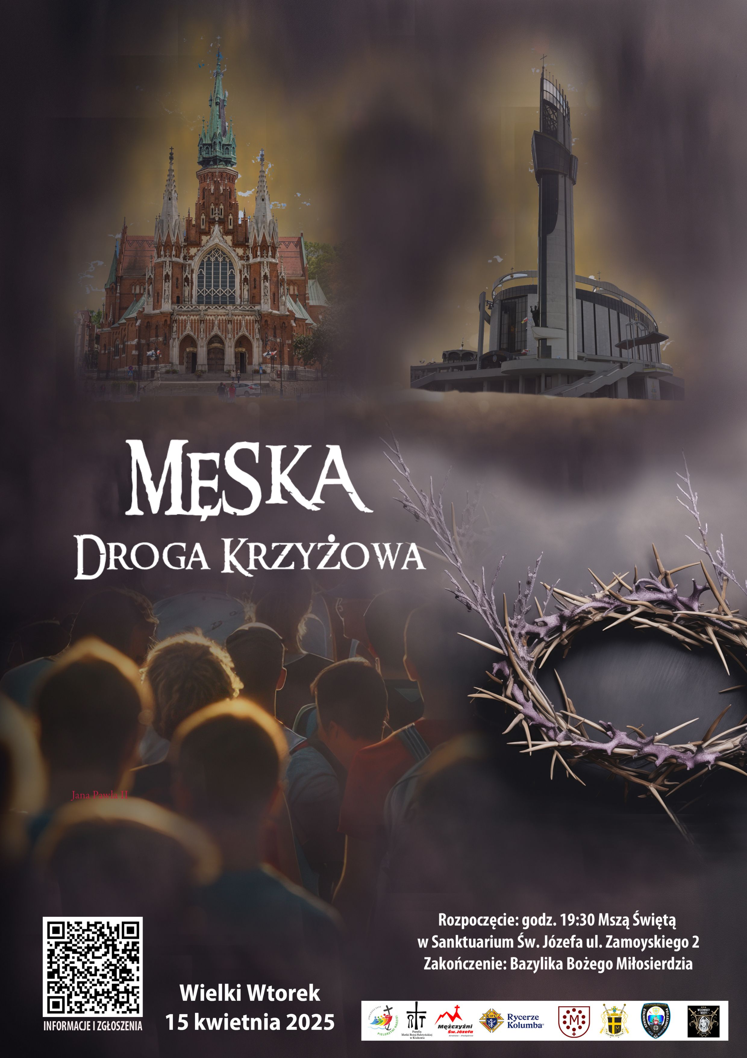Męska Droga Krzyżowa z Sanktuarium św. Józefa do Sanktuarium Bożego Miłosierdzia