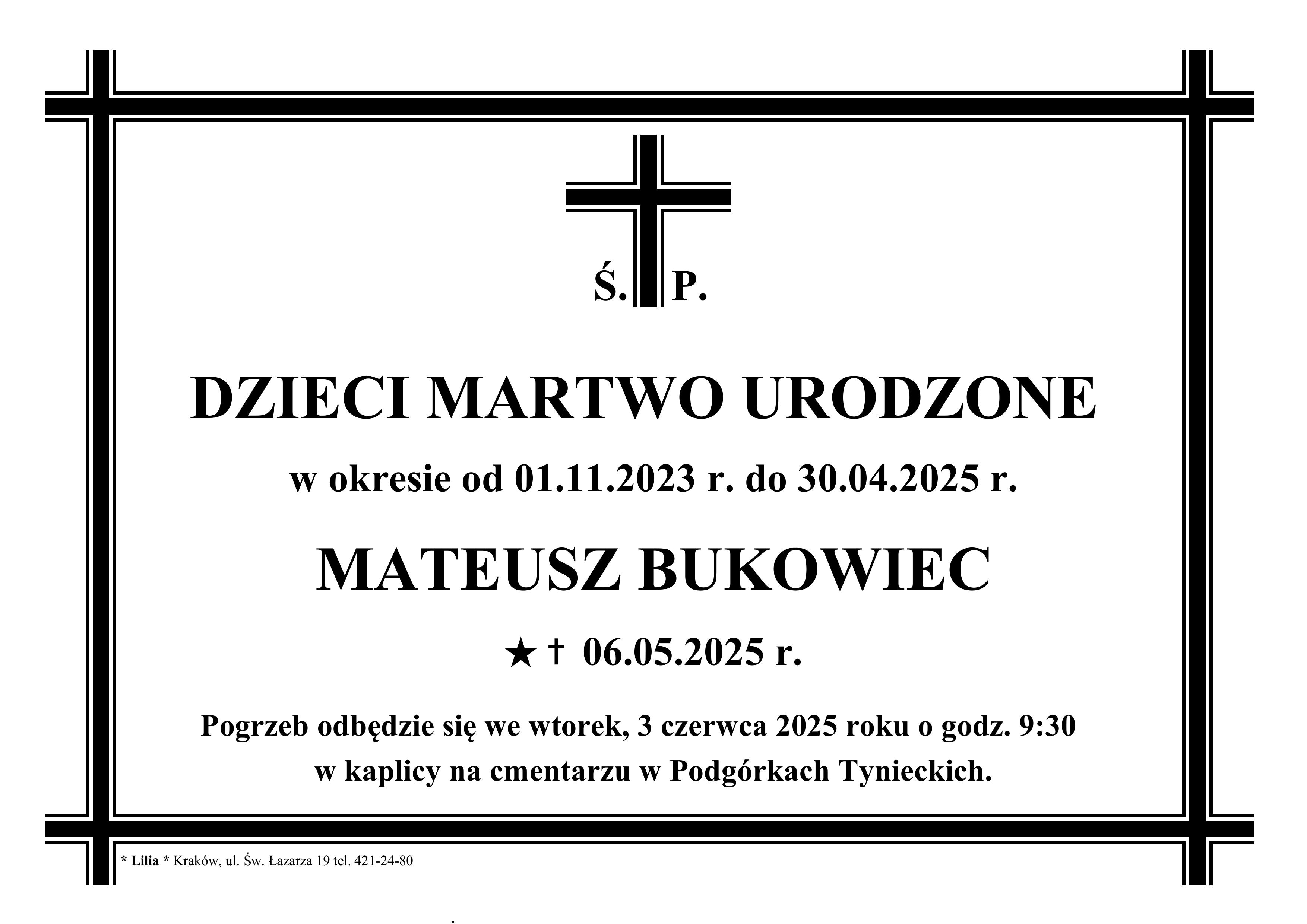 Pogrzeb dzieci martwo urodzonych w Podgórkach Tynieckich w Krakowie