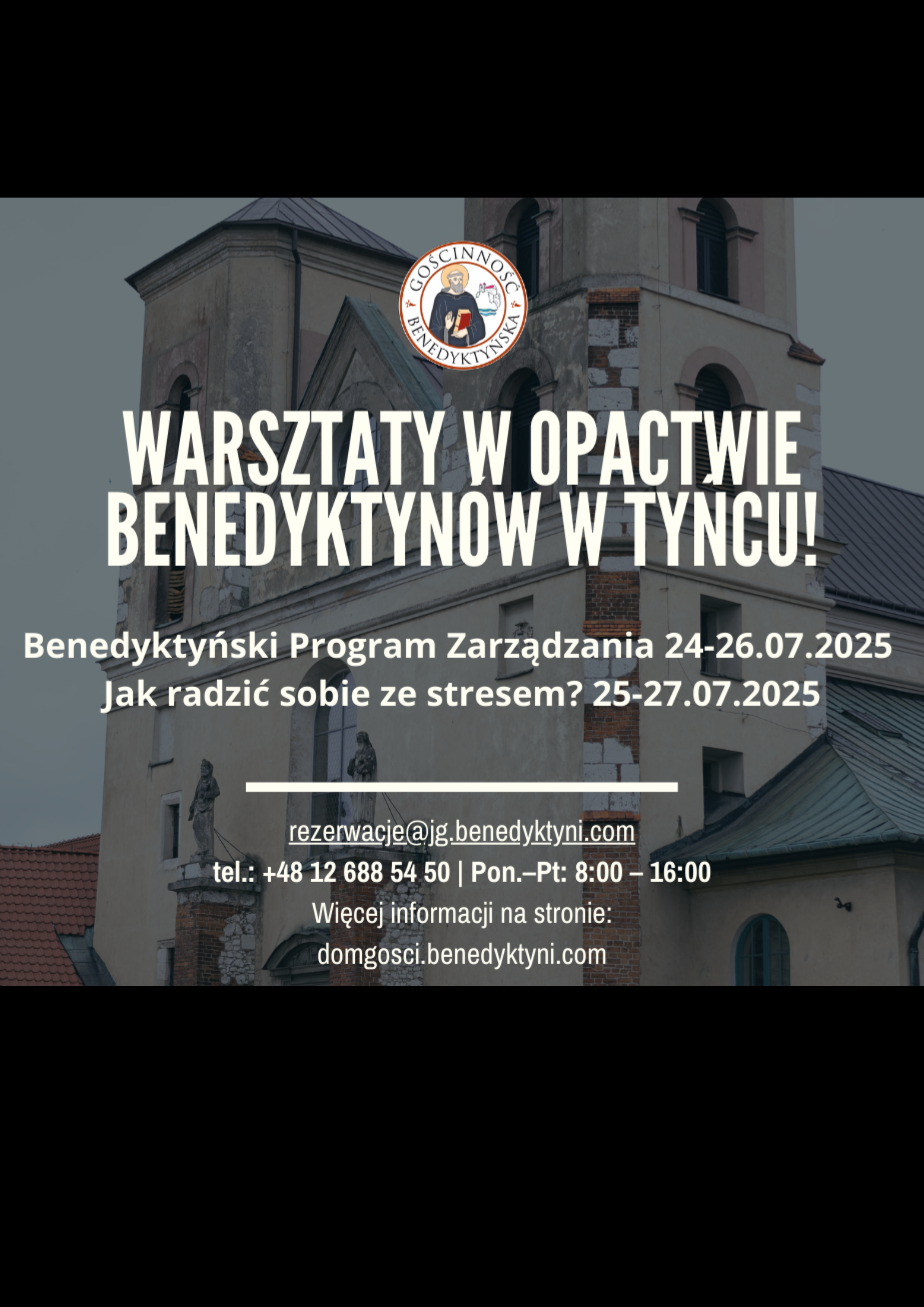 Jak radzić sobie ze stresem? Warsztaty w opactwie benedyktynów w Tyńcu