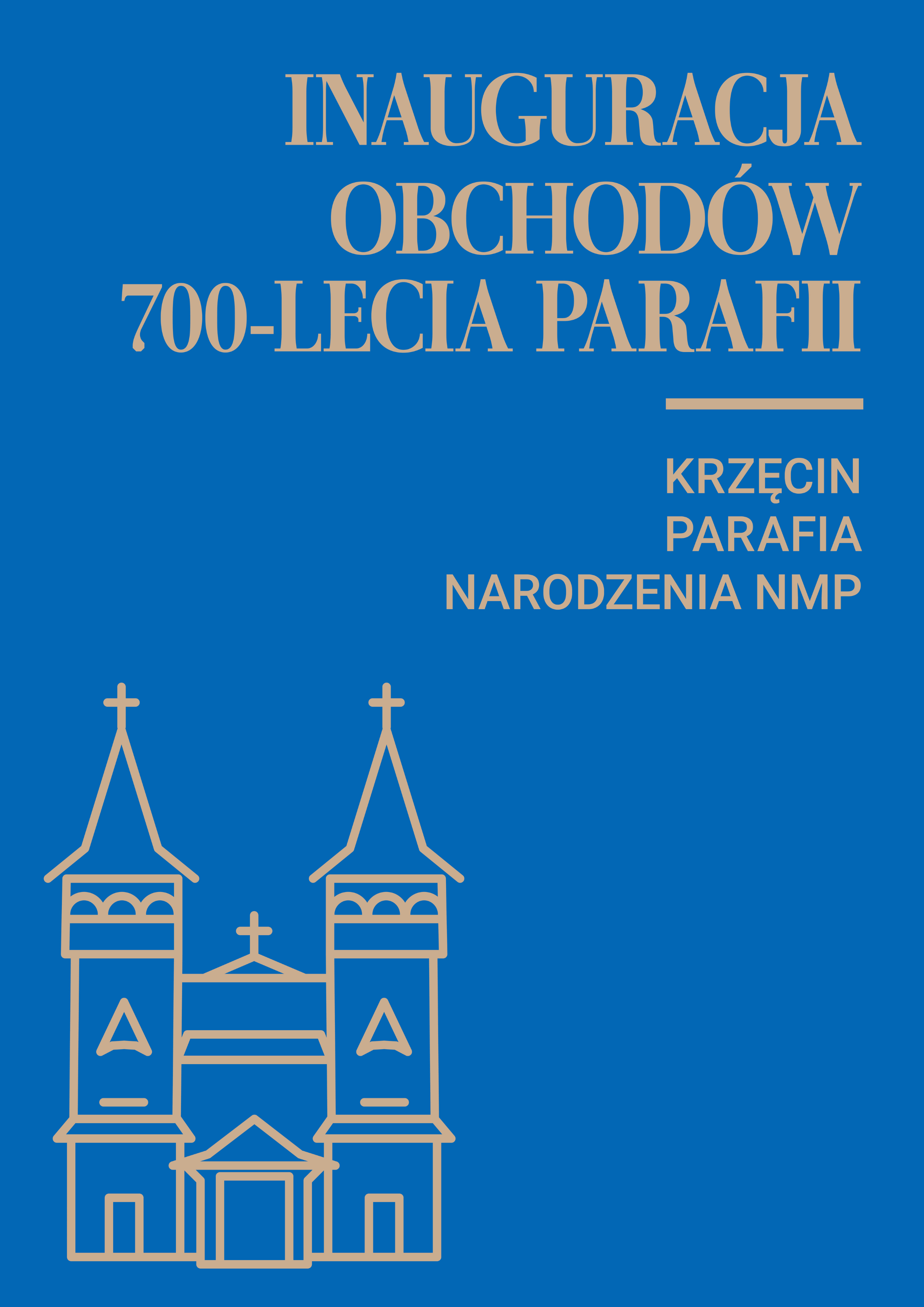 Inauguracja obchodów 700-lecia parafii Narodzenia Najświętszej Maryi Panny w Krzęcinie