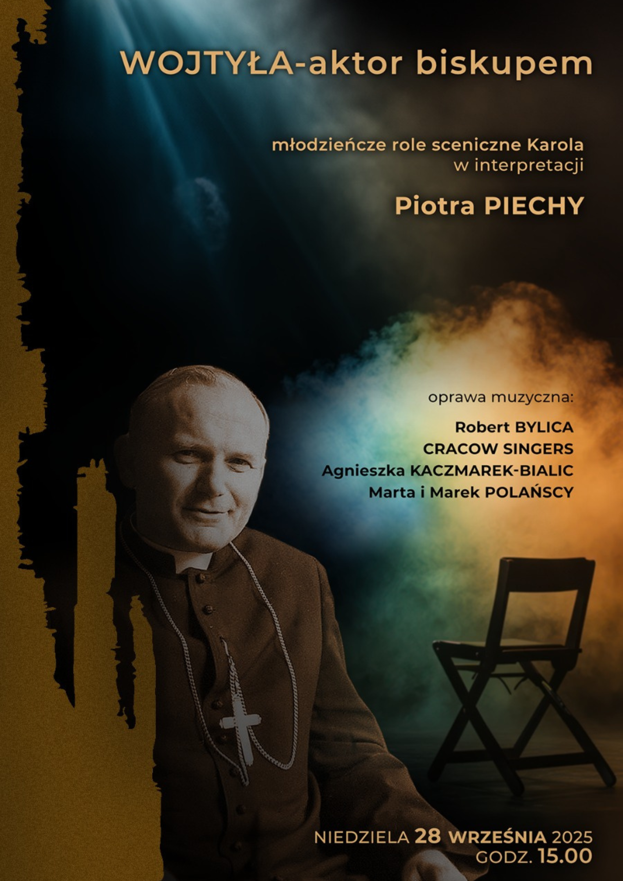 Widowisko „Wojtyła – aktor biskupem” w Filharmonii im. Karola Szymanowskiego w Krakowie