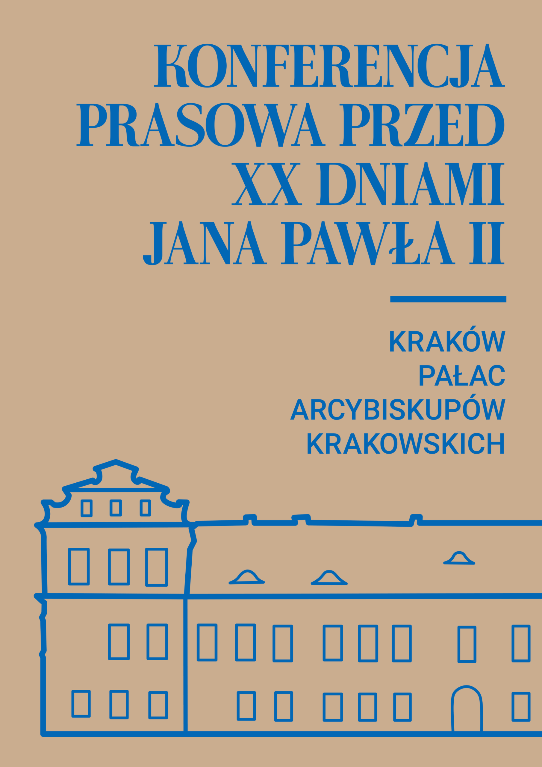 Konferencja prasowa przez XX Dniami Jana Pawła II w Pałacu Arcybiskupów Krakowskich