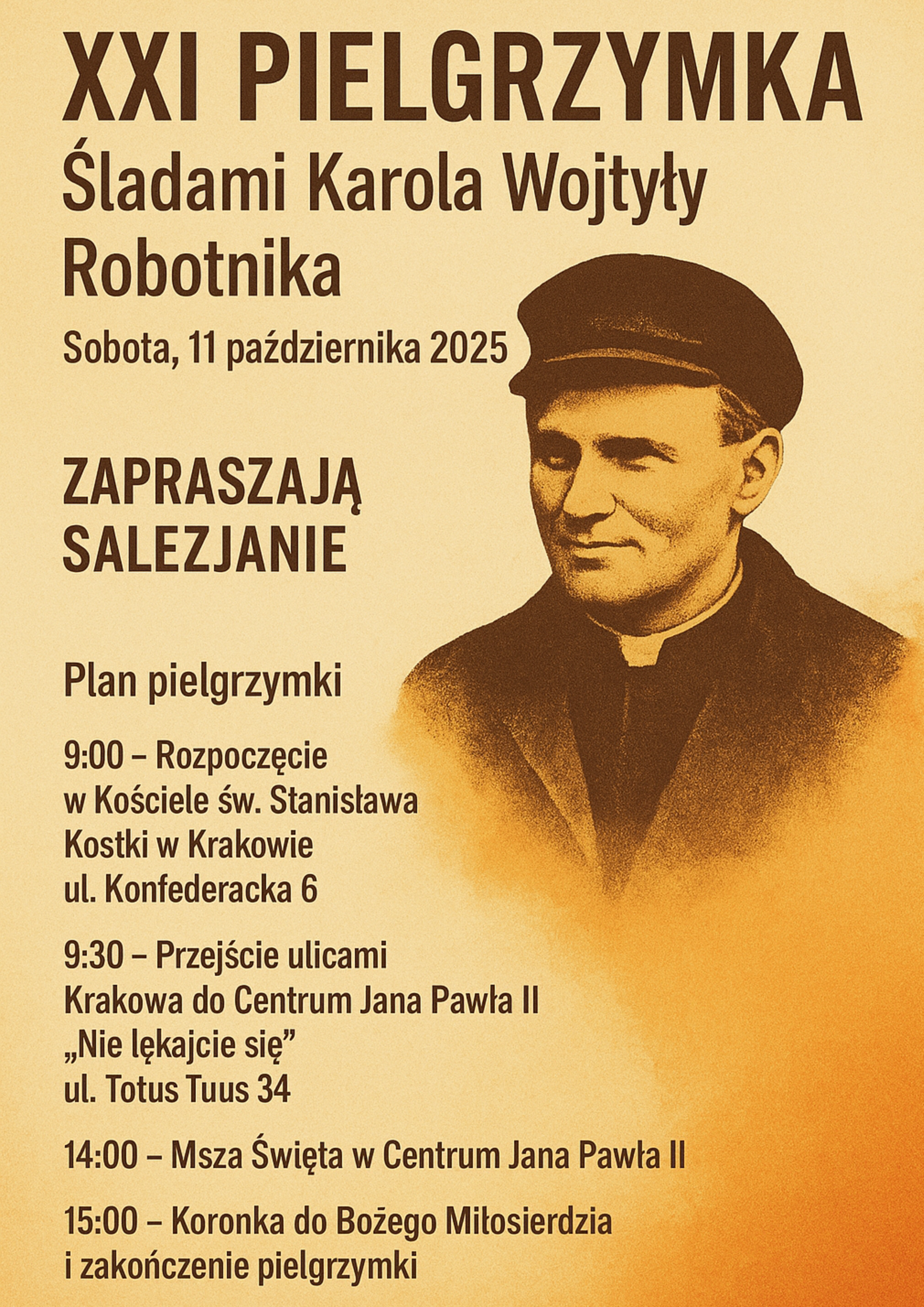 XXI Pielgrzymka Śladami Karola Wojtyły Robotnika z Dębnik na Białe Morza