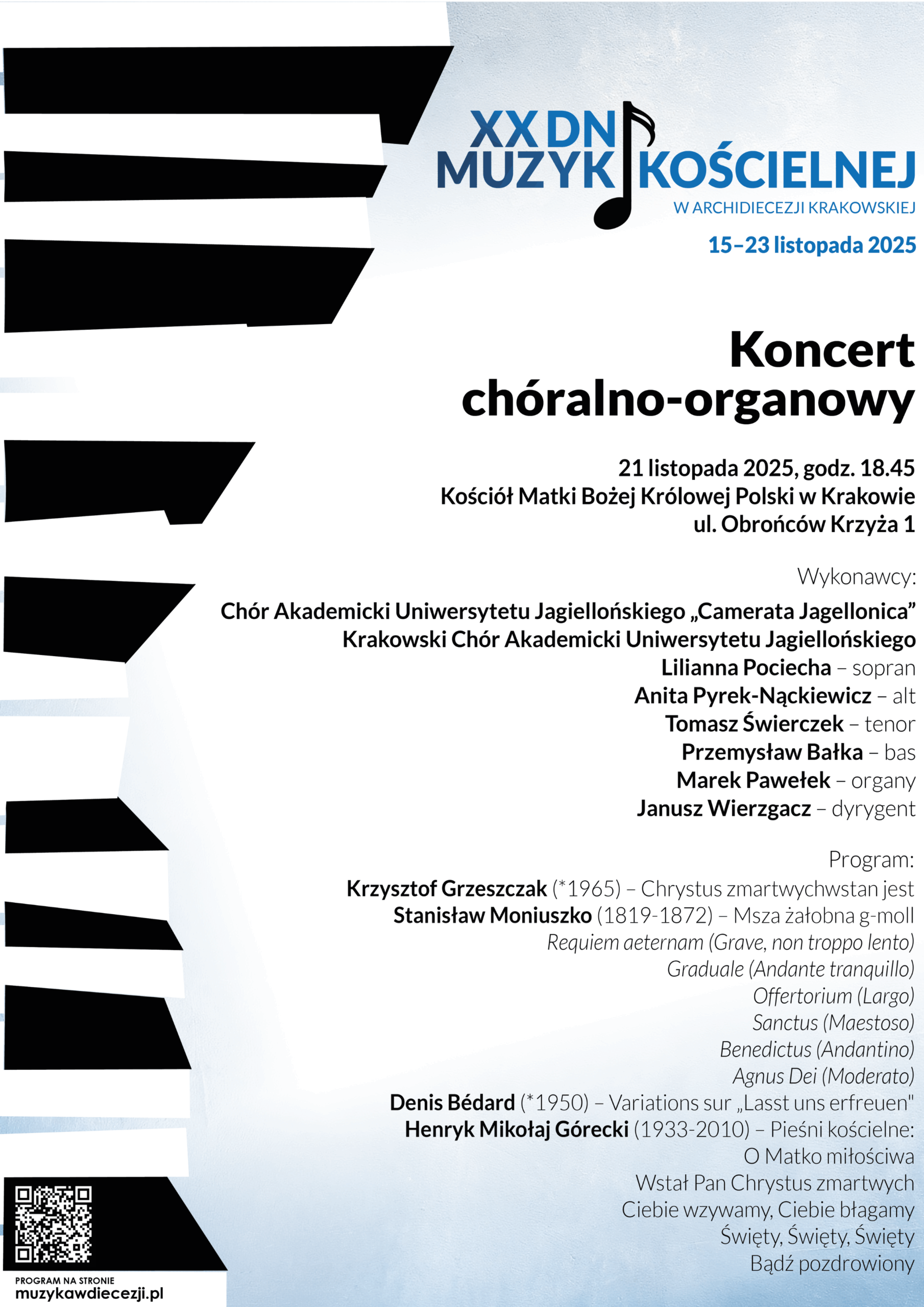 Koncert chóralno-organowy w kościele Matki Bożej Królowej Polski w Krakowie-Bieńczycach