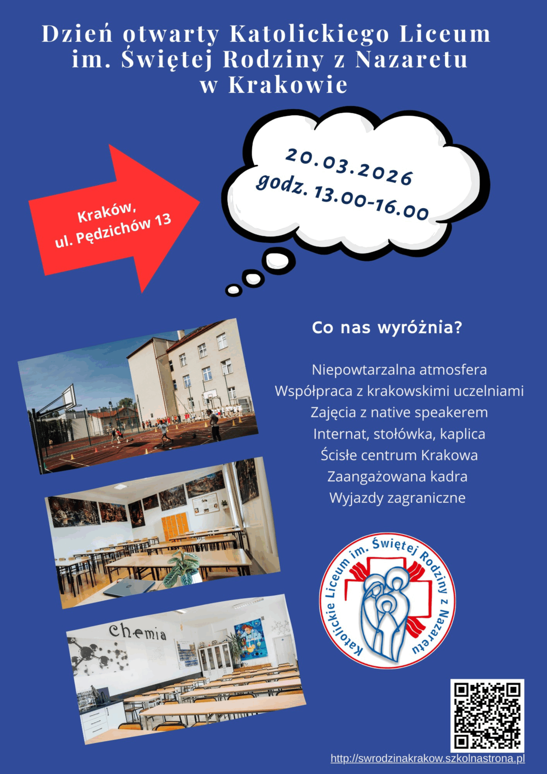 Dzień otwarty Katolickiego Liceum Ogólnokształcącego im. Świętej Rodziny z Nazaretu w Krakowie