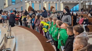 Pielgrzymka przedszkolaków do Sanktuarium Bożego Miłosierdzia