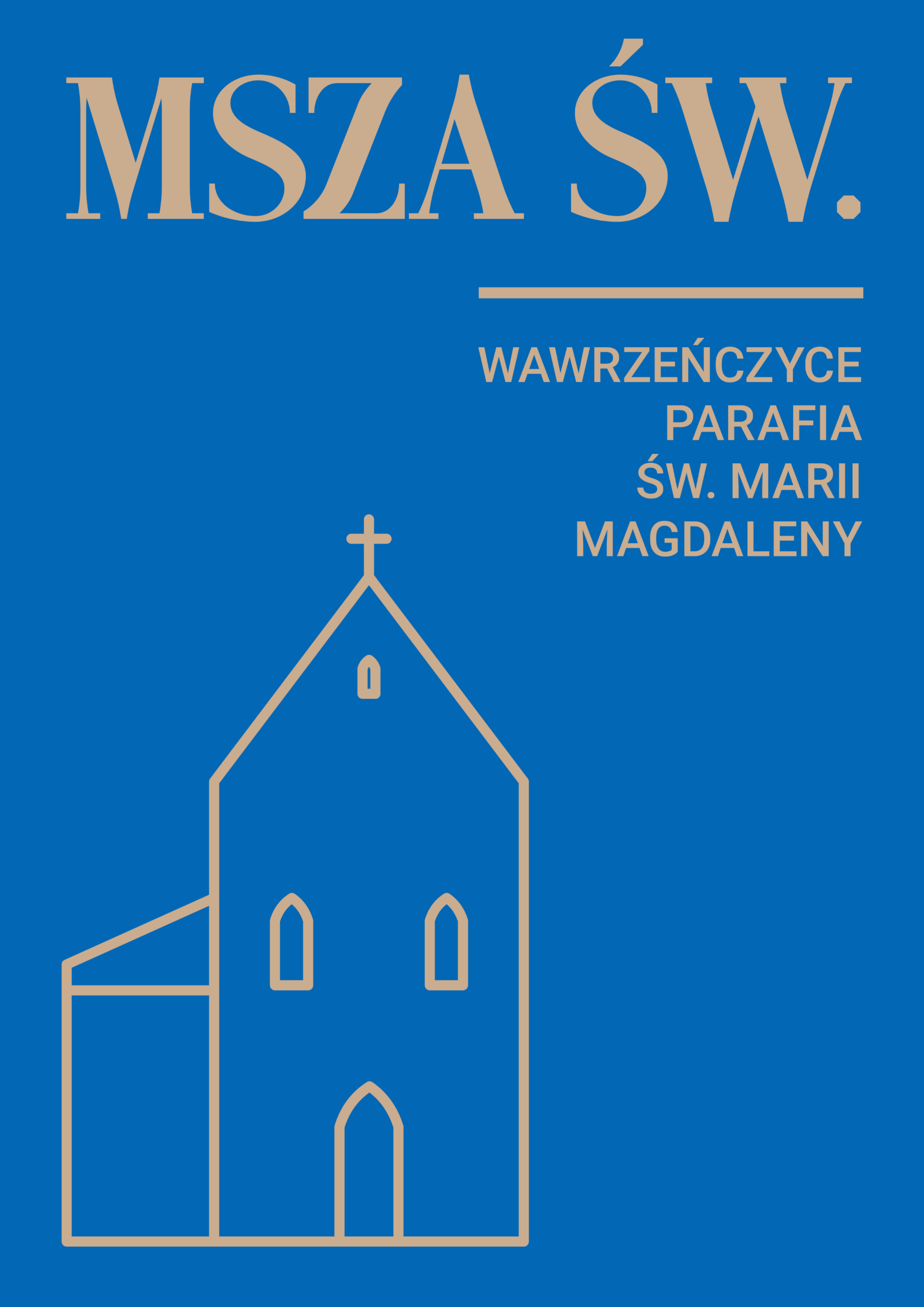Msza św. w parafii św. Marii Magdaleny w Wawrzeńczycach