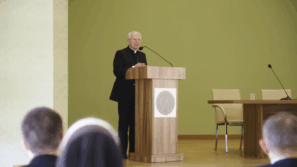 Wykład abp Marka Jędraszewskiego podczas sesji teologicznej „W tej Hostyi jest Bóg Żywy”