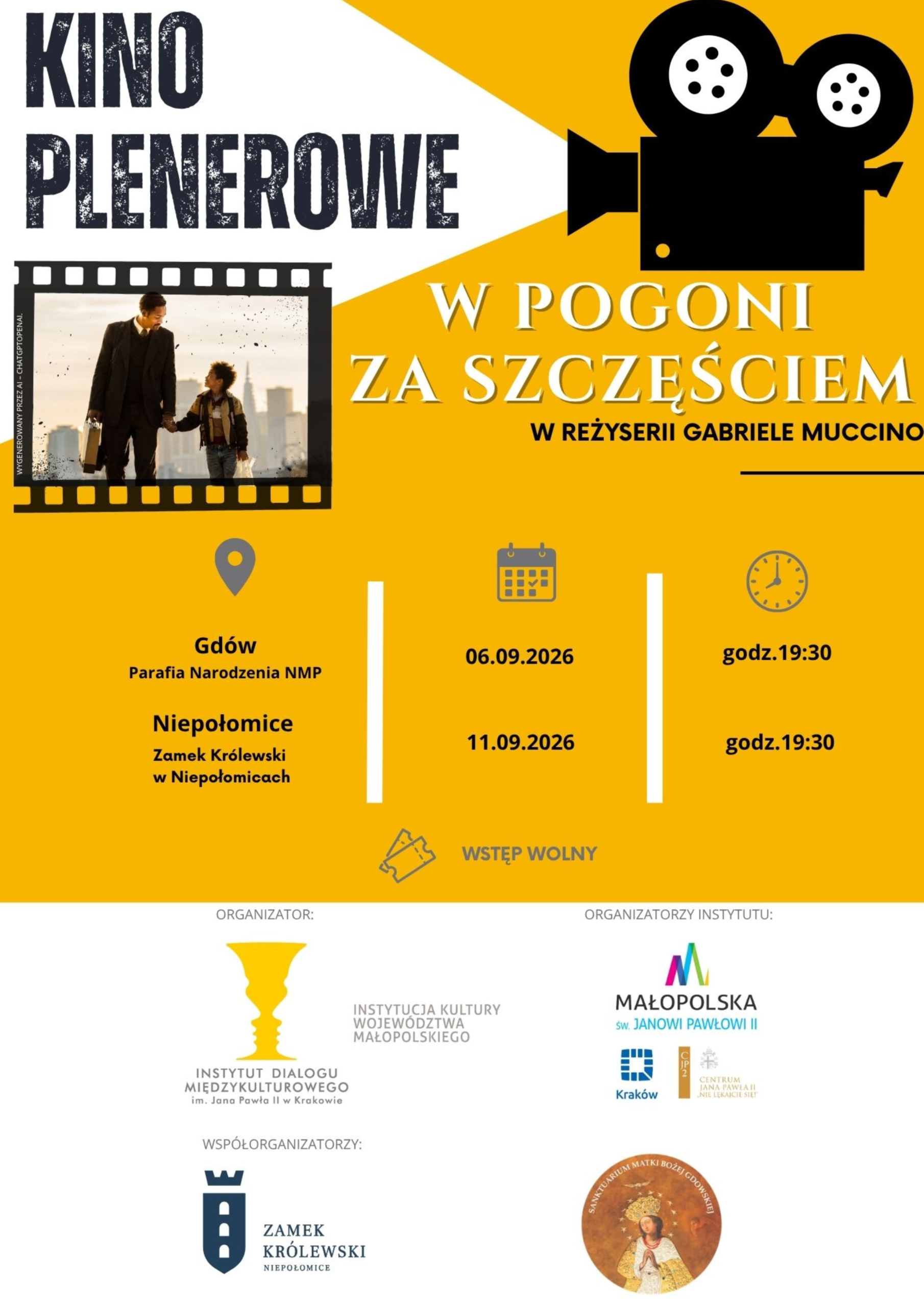 Kino plenerowe – „W pogoni za szczęściem”