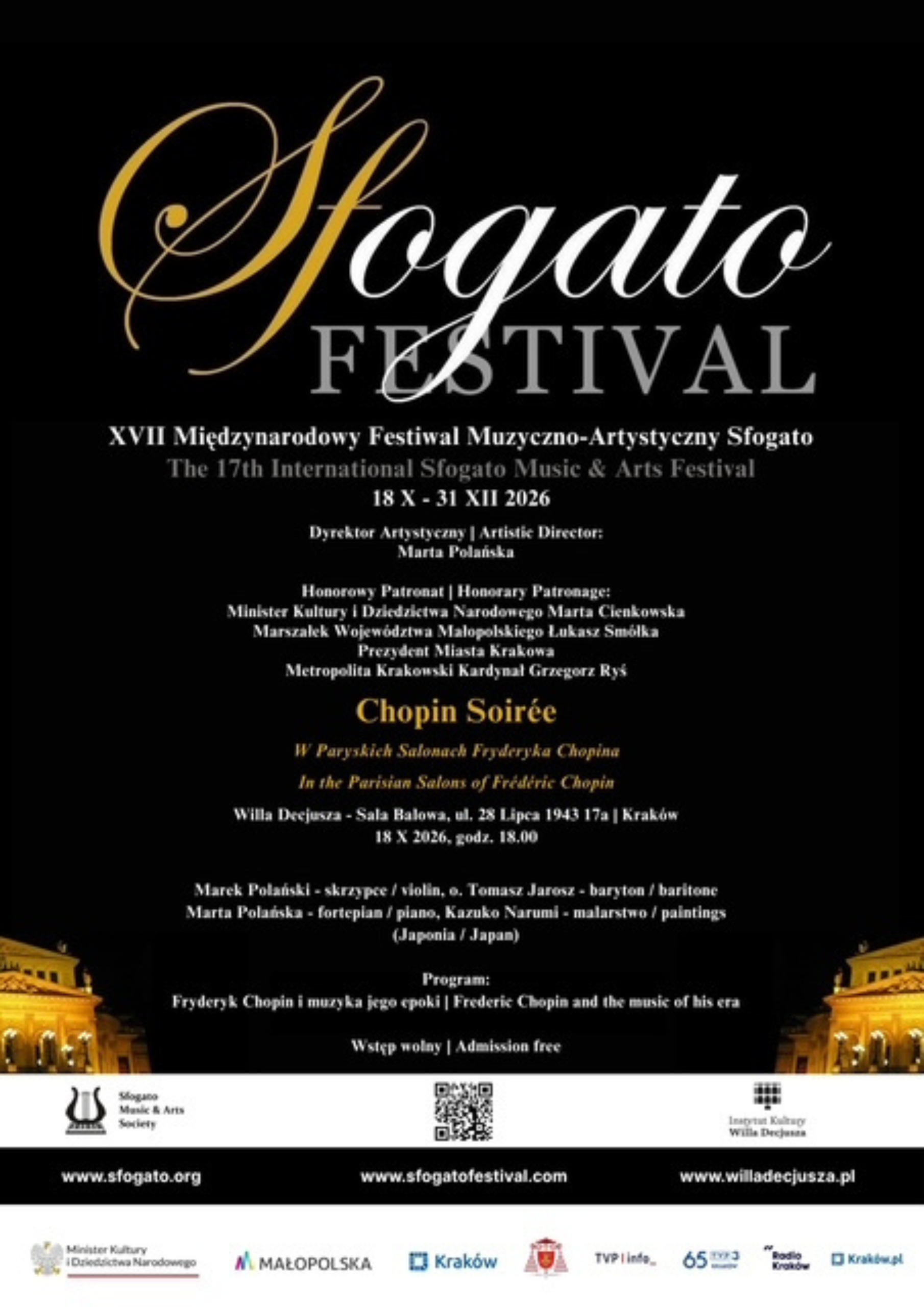 XVII Międzynarodowy Festiwal Muzyczno-Artystyczny Sfogato 2026