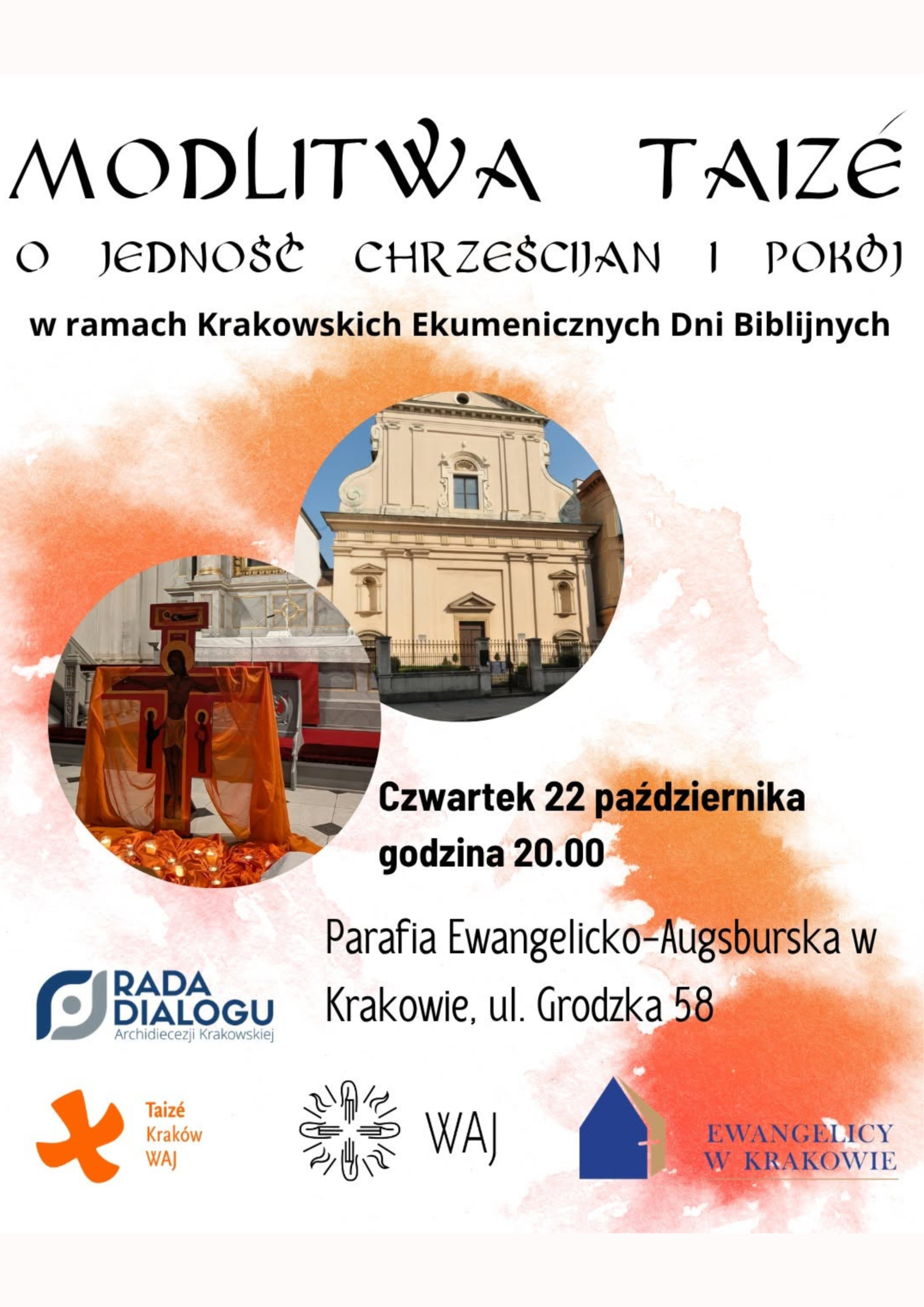 Modlitwa w duchu Taizé w kościele ewangelicko-augsburskim św. Marcina